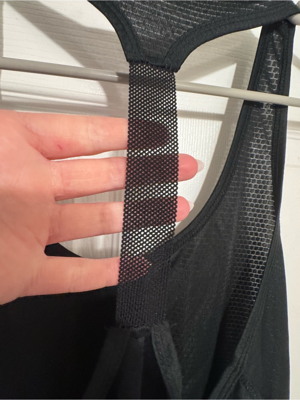 Black Racerback Tank Top - Picture 4 of 6